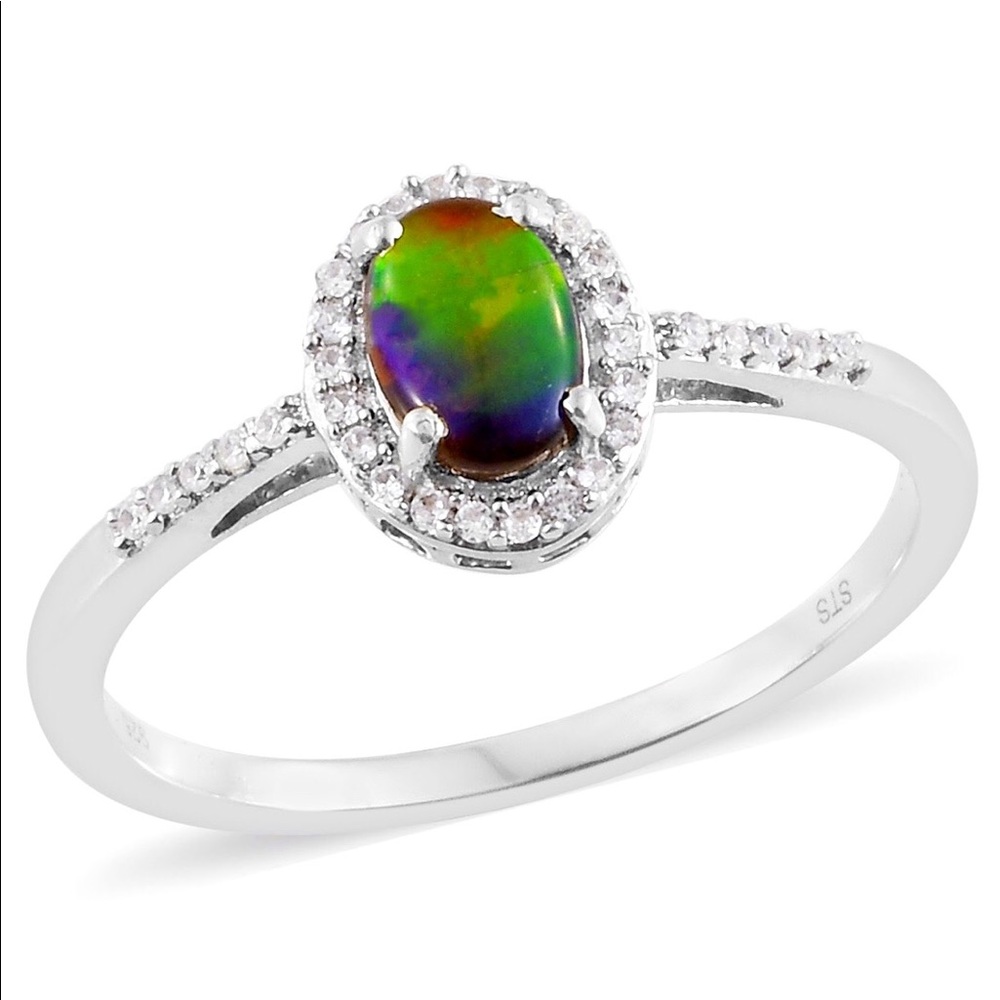 Canadian Ammolite Ring